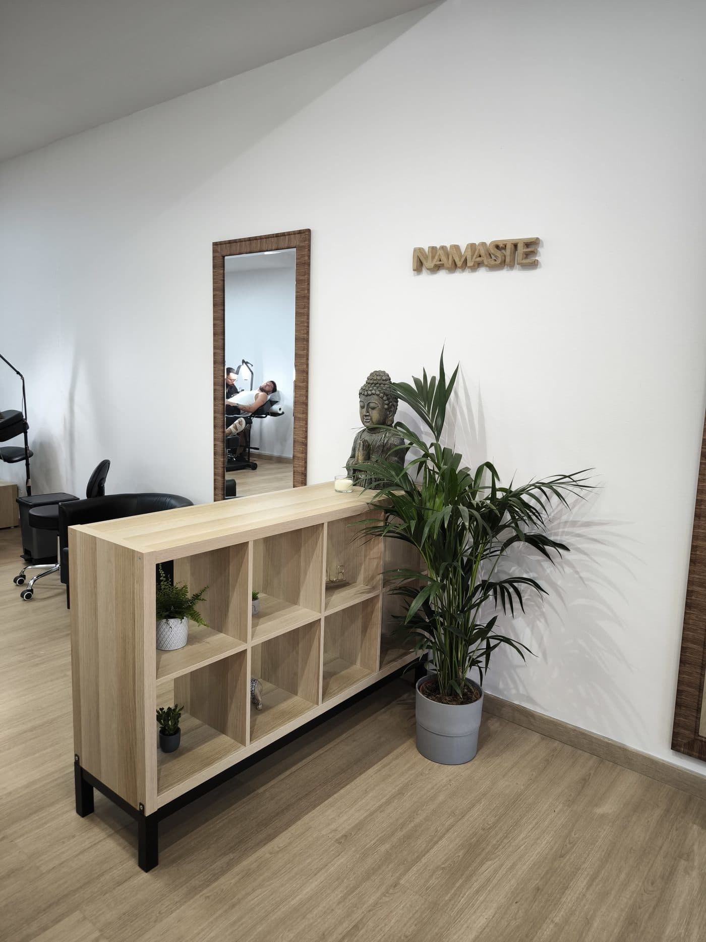 Calm studio interior
